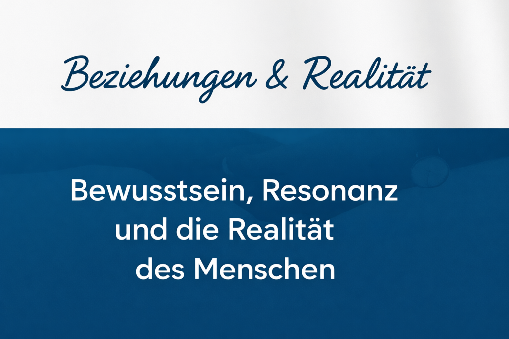 Bewusstsein, Resonanz und die Realität des Menschen