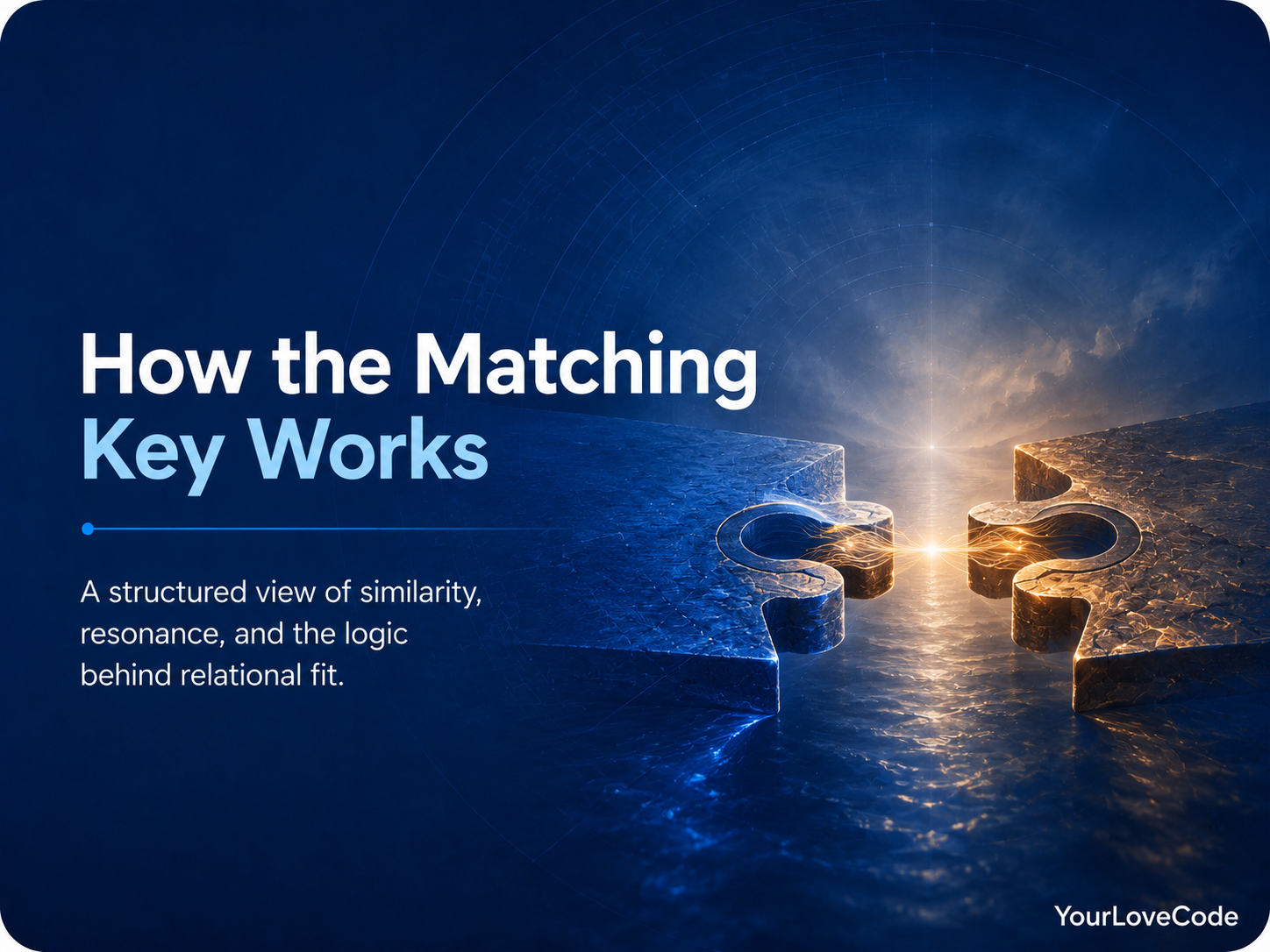 How the Matching Key Works